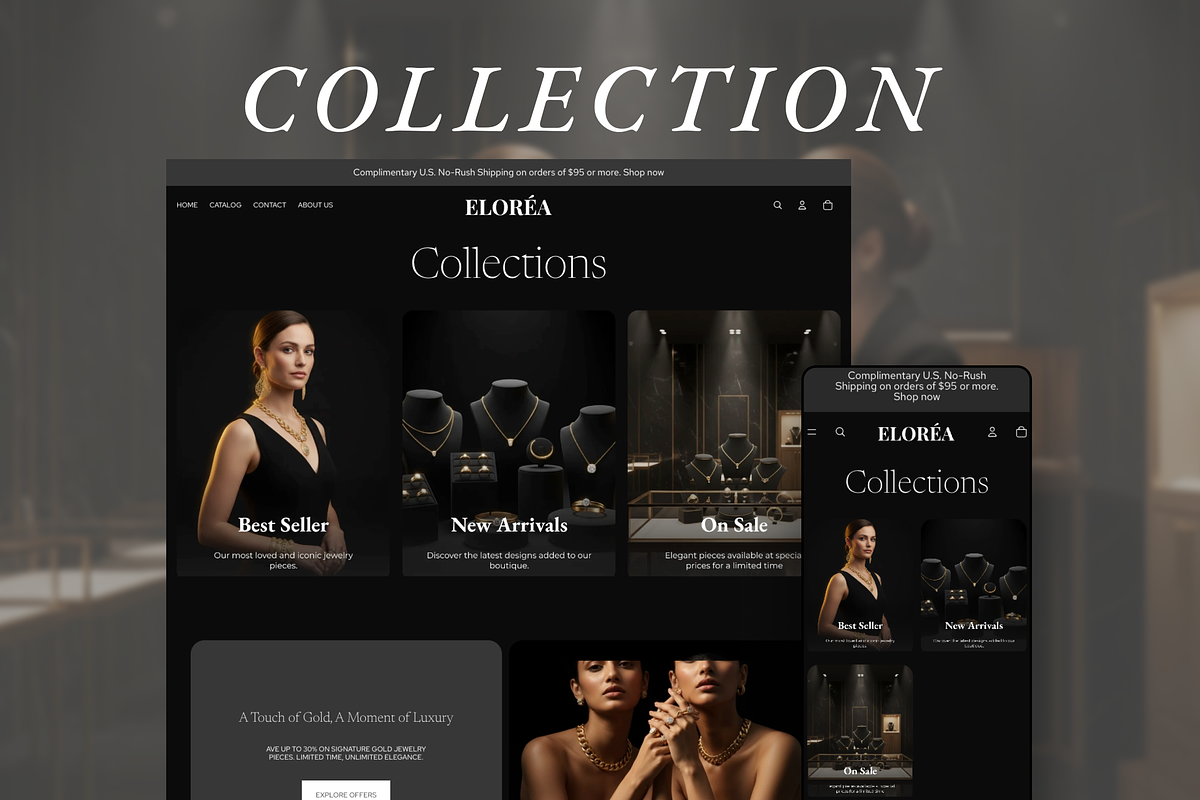 The ELORÉA Gold Luxury Jewelry preview 5