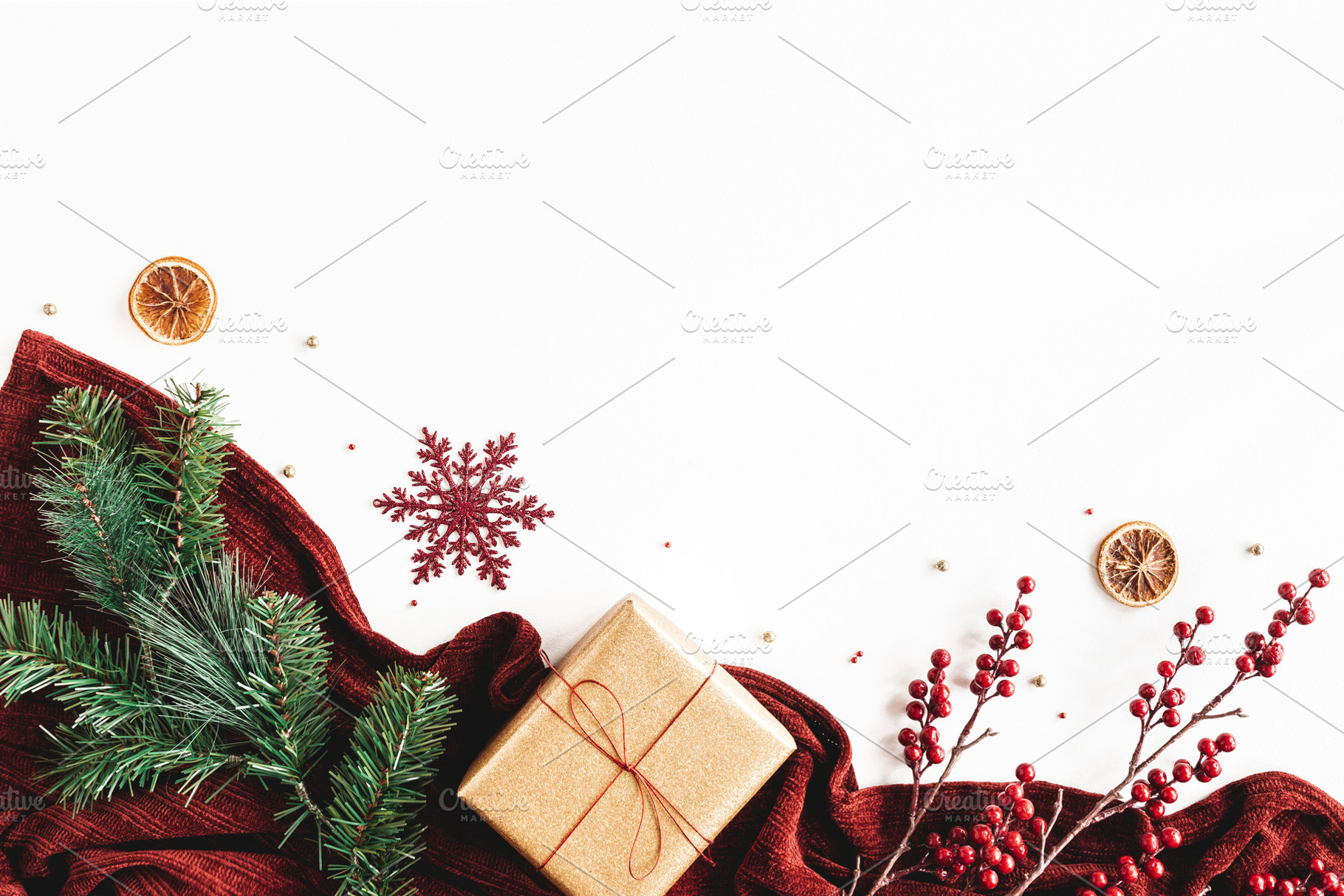 Christmas composition, a Holiday Photo by Flaffy