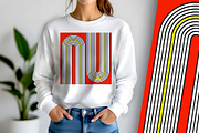 Yellow Arch Geometric, a Decorative Illustration by Sharon Schwalbe (Thumbnail 2 of 5)
