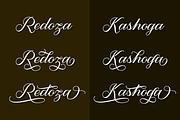 Meighan Script, a Script Font by Lettersams (Thumbnail 6 of 9)
