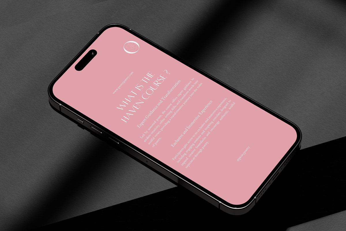 Peony Poetry for Social Media, a Social Media Template by Forever Create Studio (Photo 5 of 6)
