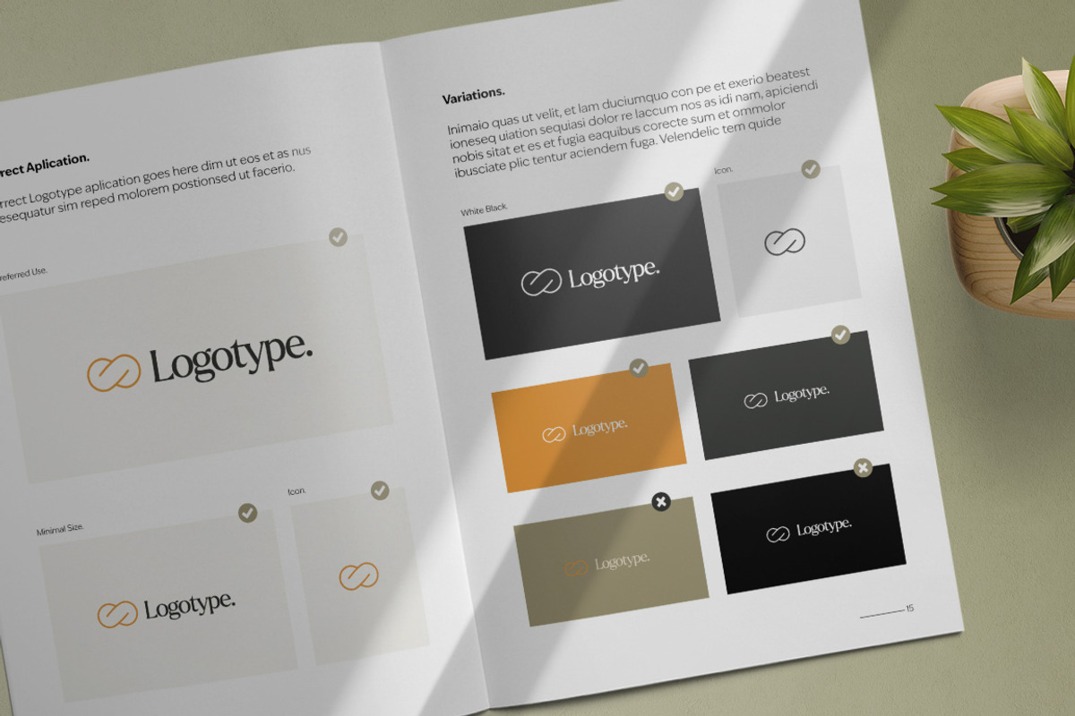 Brand Guidelines, a Brochure Template by broluthfi (Photo 6 of 8)