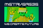 Modern Space - Techno Logo Font, a Sans Serif Font by Nirmana Visual (Thumbnail 11 of 11)