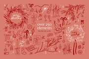 Christmas Illustrations + Lettering, a Seasonal Illustration by eclosque (Thumbnail 2 of 34)