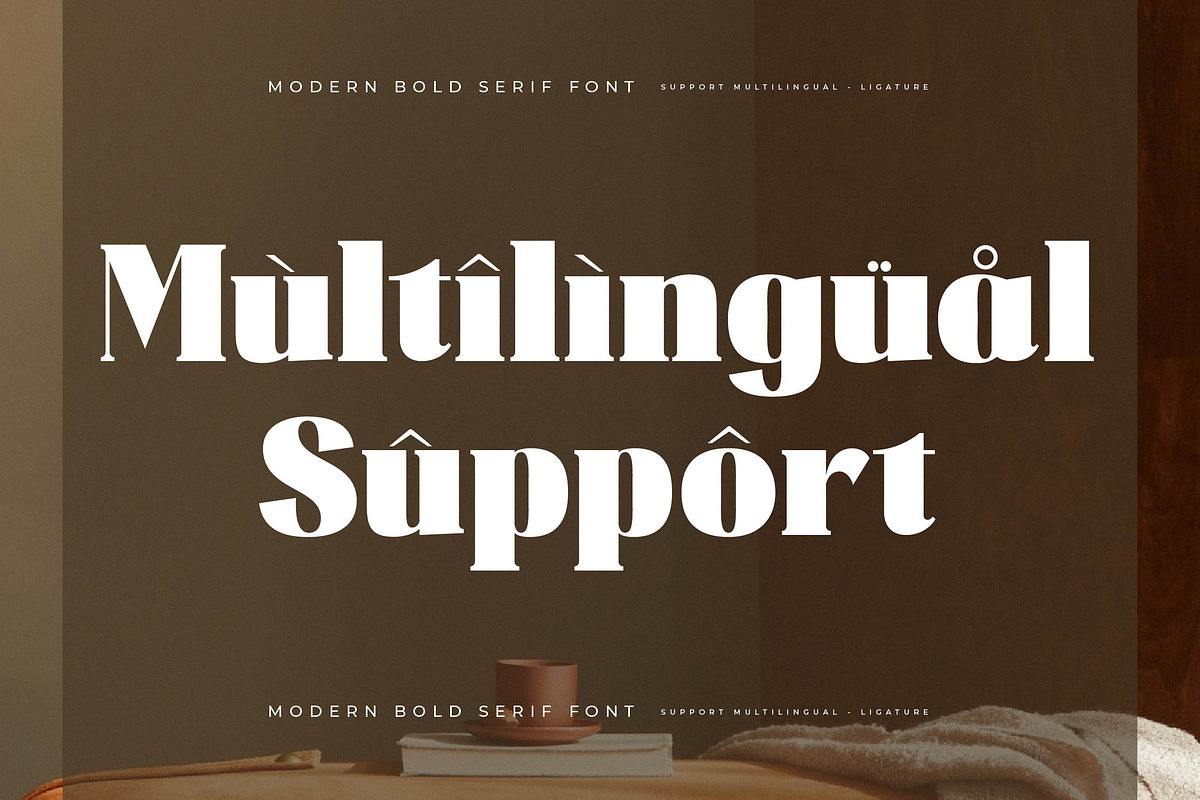 Misflen Radio Modern Bold Serif, a Serif Font by Letterena Studios (Photo 12 of 15)