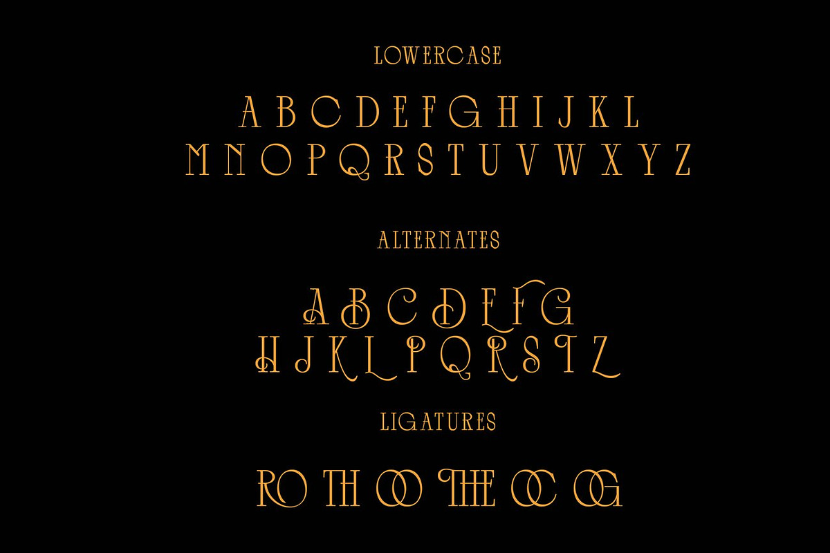 Aureli Vintage Display Font, a Serif Font by Luna Shop (Photo 4 of 10)