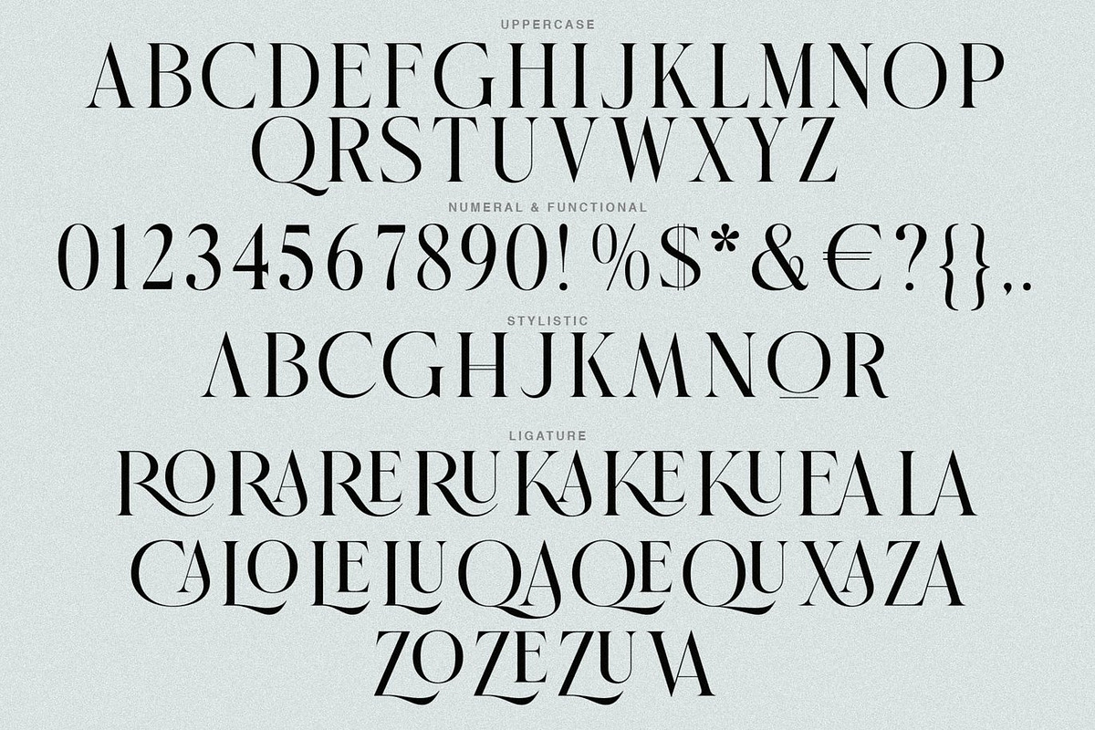 Caruok - Serif Display Font, a Serif Font by Luna Shop (Photo 3 of 7)