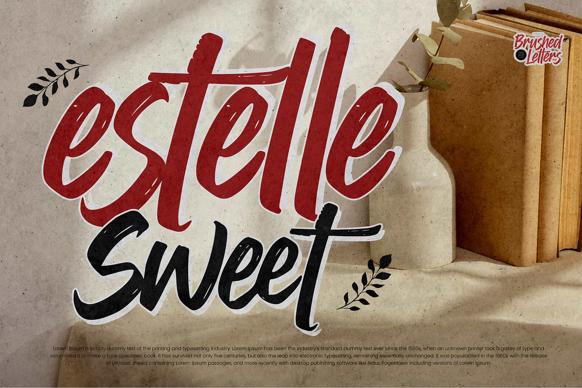 Brushed Letters - Hand Drawn Brush, a Handwritten Font by Gassstype (Photo 5 of 8)