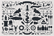 Seaworthy Typeface & Nautical Pack, a Font by Callie Rian & Co. (Thumbnail 3 of 5)