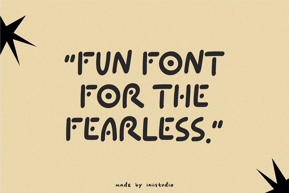 Cute Monster - Cute Handwritten Font, a Handwritten Font by Iniistudio (Photo 2 of 7)