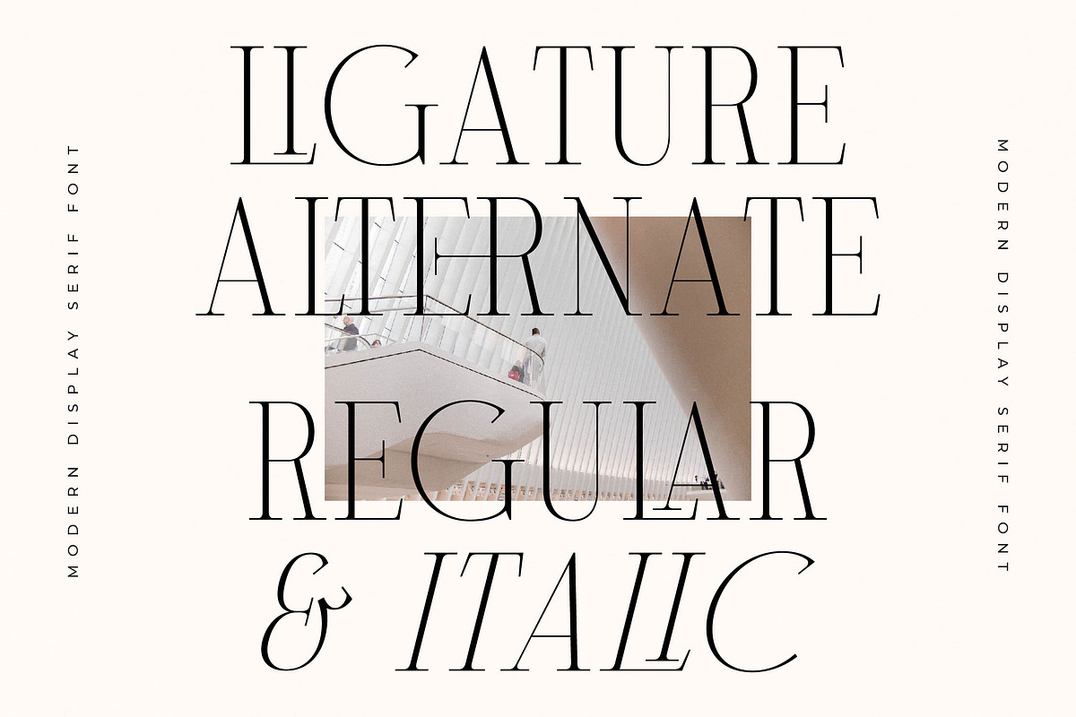 Milegance Modern Display Serif, a Serif Font by Letterena Studios (Photo 4 of 15)