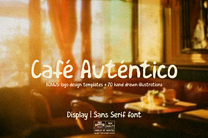 Café Auténtico handwritten font