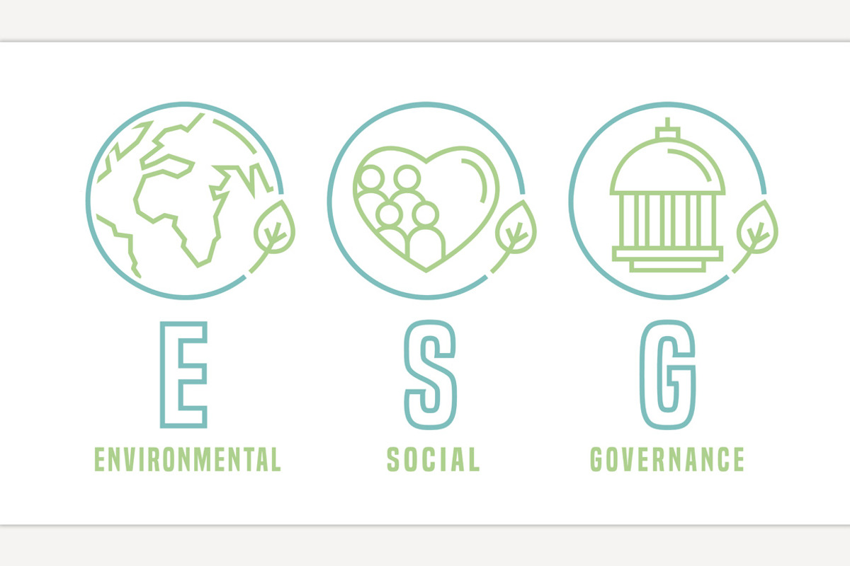 ESG concept., a Finance Illustration by Anna's Shop