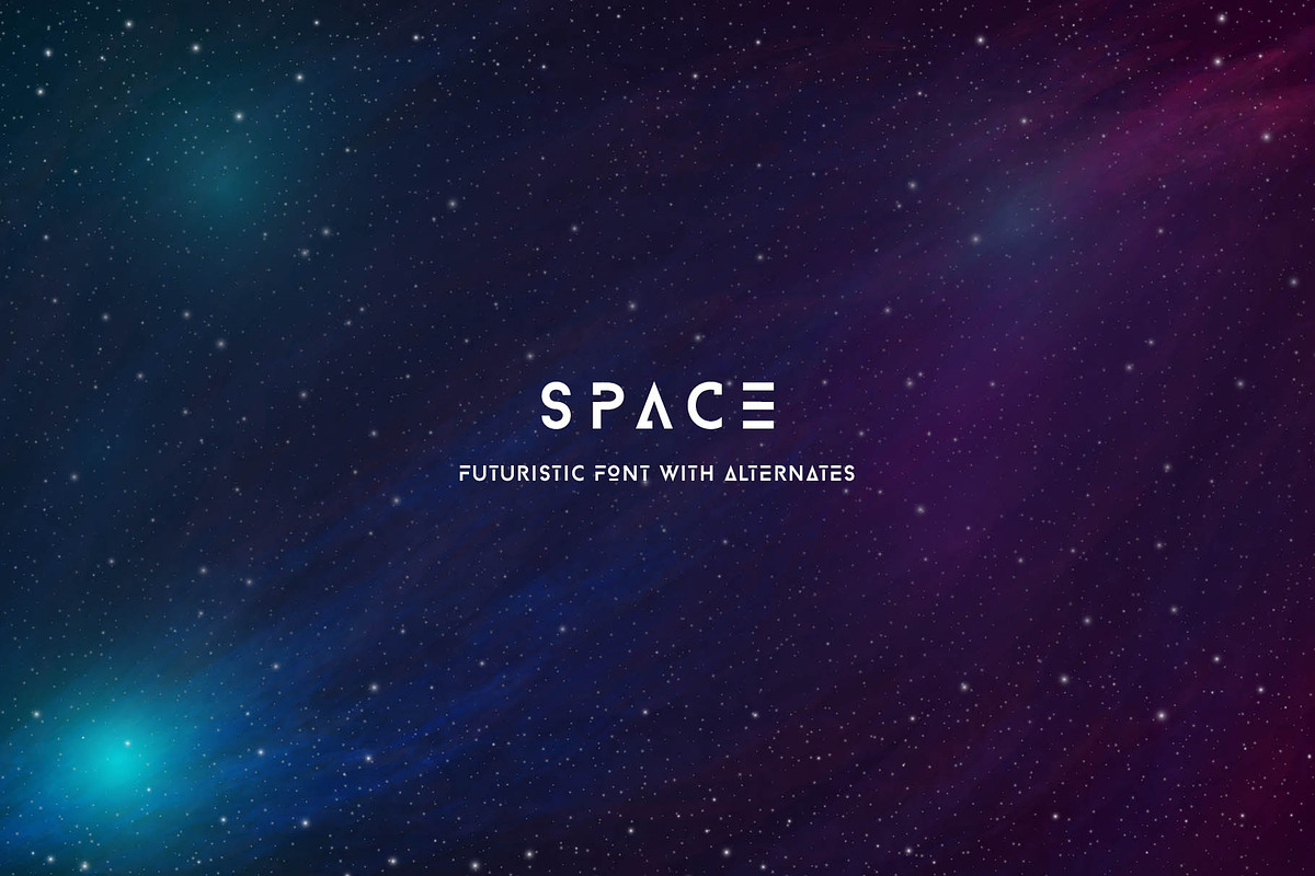 NN2525 - A modern space font.