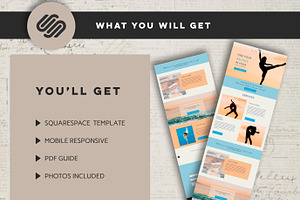 Squarespace Yoga Coach Website