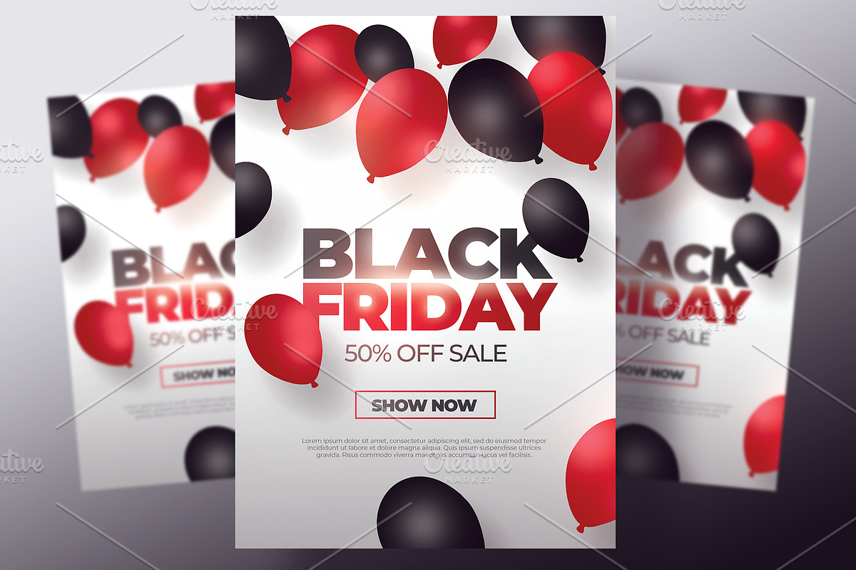 Black Friday Flyer, a Flyer Template by Rome B Creation