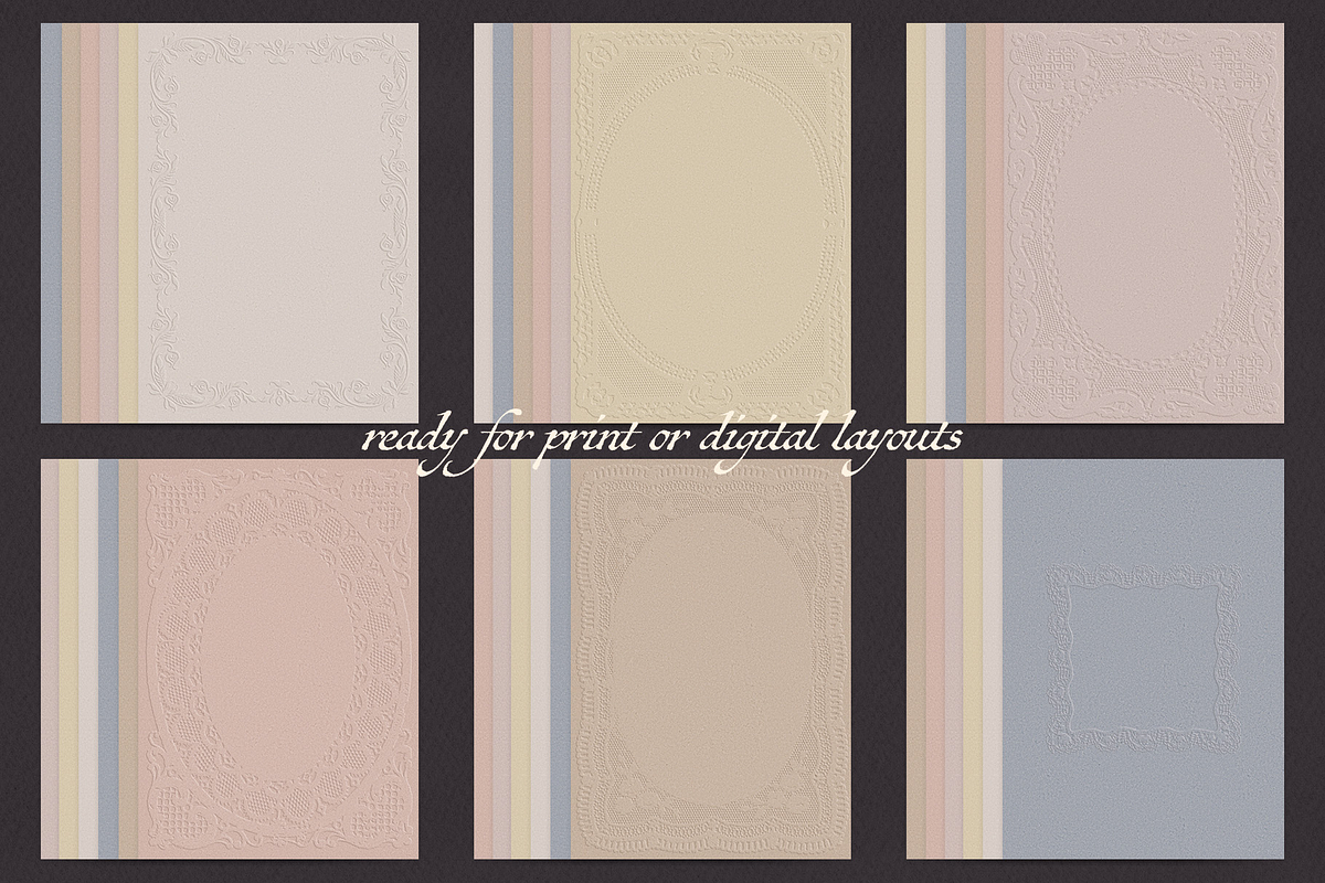 Valencia - Embossed Papers & Frames, a Texture Graphic by lerinartstudio (Photo 12 of 13)