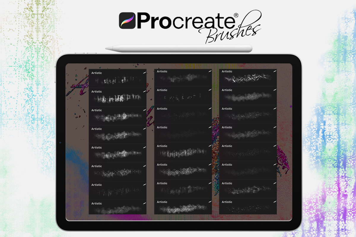 Artistic Brushes for Procreate, a Brush Add-On by FaeryDesign (Photo 7 of 9)