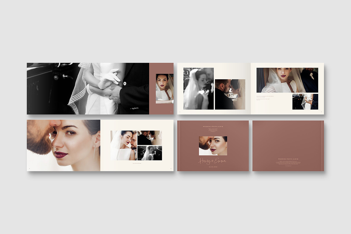 Wedding Photo Album Template, a Brochure Template by BrandPacks (Photo 4 of 6)