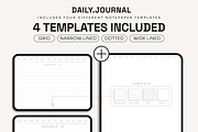 Digital Daily Journal For Goodnotes, a Presentation Template by EchoDivision (Thumbnail 4 of 6)
