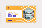 Business YouTube Thumbnail in PSD, a Social Media Template by Lakhan1998 (Thumbnail 2 of 5)