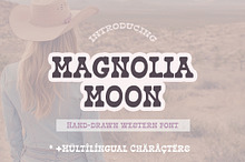 Magnolia Moon Western Style Font