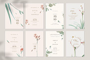 40 Minimalist Floral Wedding Cards, an Invitation Template by EvitePapery (Thumbnail 5 of 9)