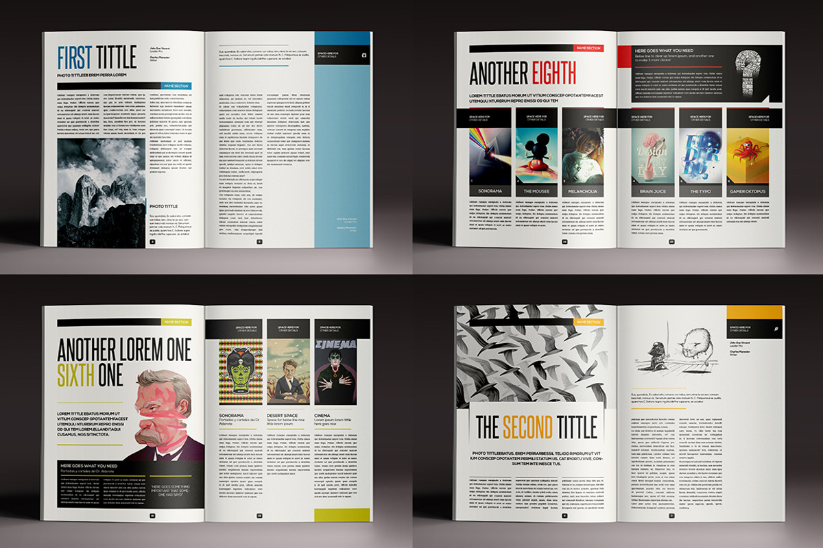 Magazine Bundle 9, a Magazine Template by Luuqas Design (Photo 4 of 5)