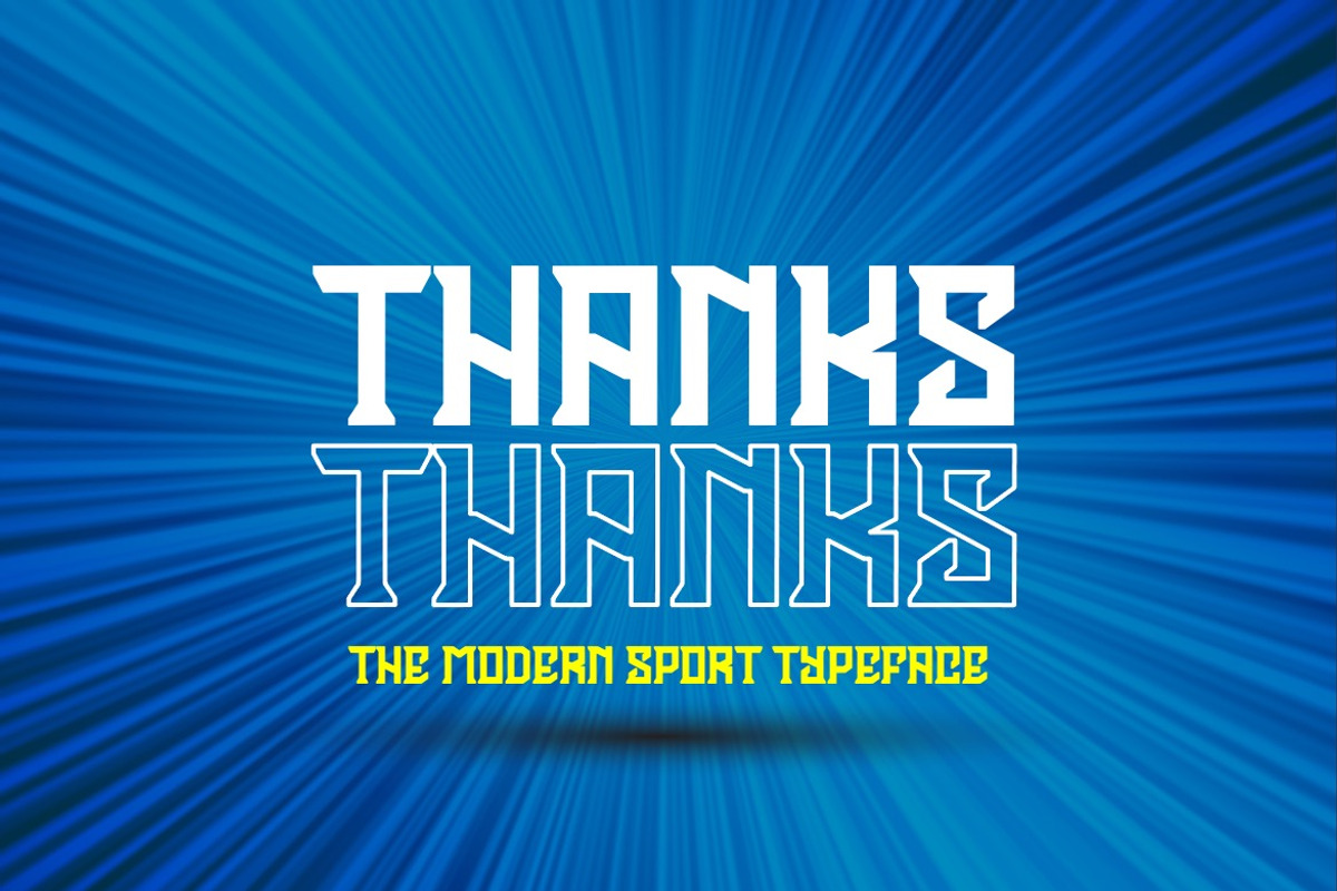 Vaoundez - Modern Sports Font, a Serif Font by Dhabee (Photo 4 of 9)