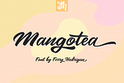 Mangotea - Script Font, a Script Font by FHFont (Thumbnail 1 of 6)