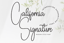 California Signature | Script Font