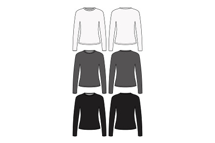 Women's Long Sleeve T-Shirt Design, an Illustration by S.i. Graphics®