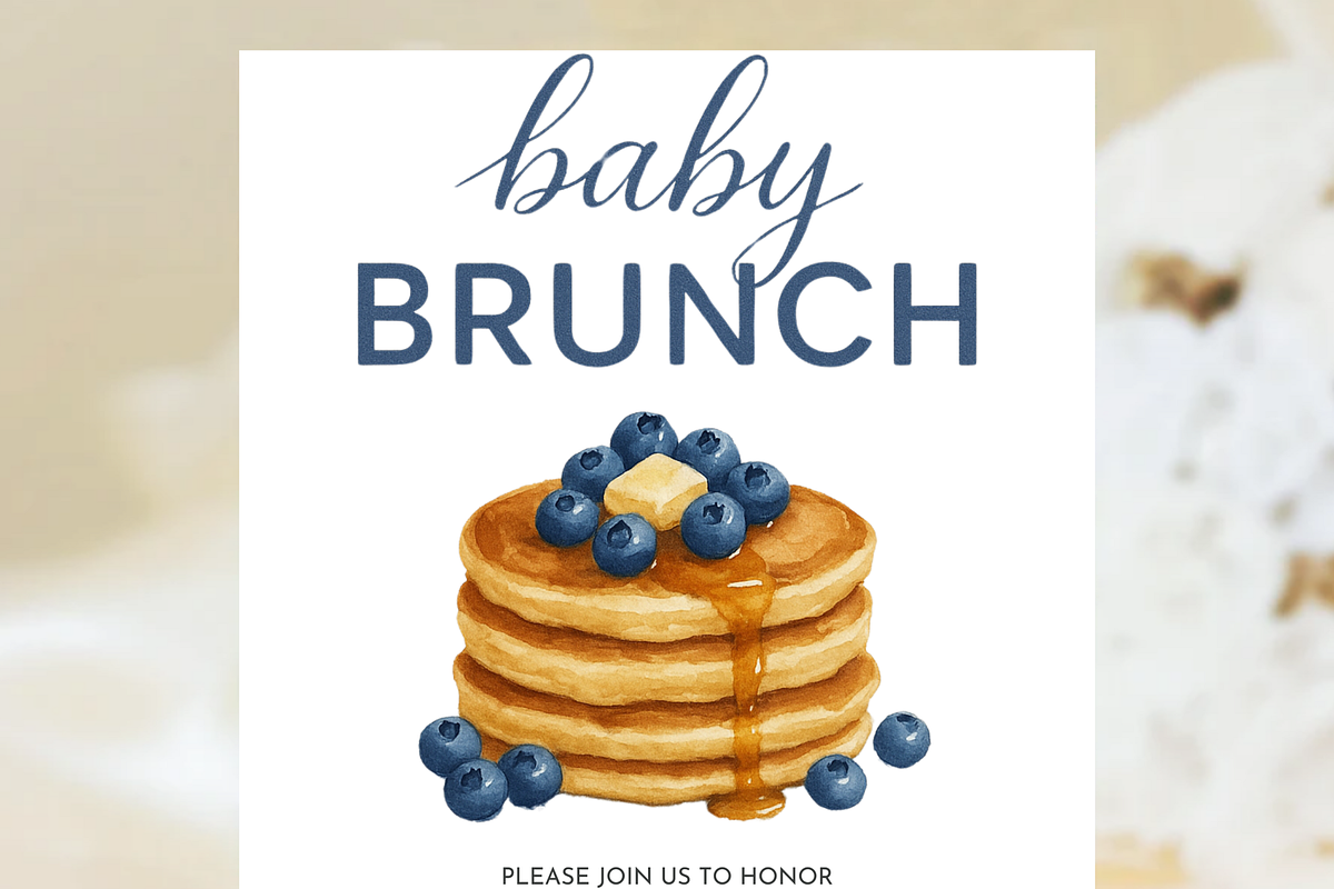 Baby Brunch Baby Shower Invitation, an Invitation Template by Shinehoon (Photo 5 of 9)