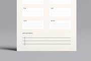 Daily and Weekly Planner Layout, a Stationery Template by MightyDesign (Thumbnail 5 of 8)