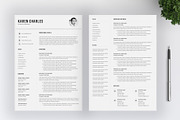 Clean Resume Template 4 pages, a Resume Template by SalientResume (Thumbnail 3 of 5)