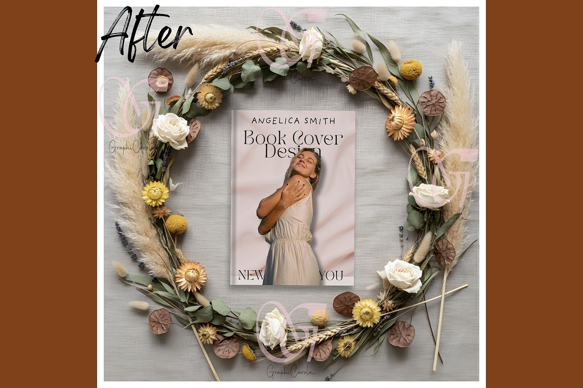 Book Cover Mockup Template Canva, a Books & Magazine Mockup by GraphiCarola (Photo 7 of 8)