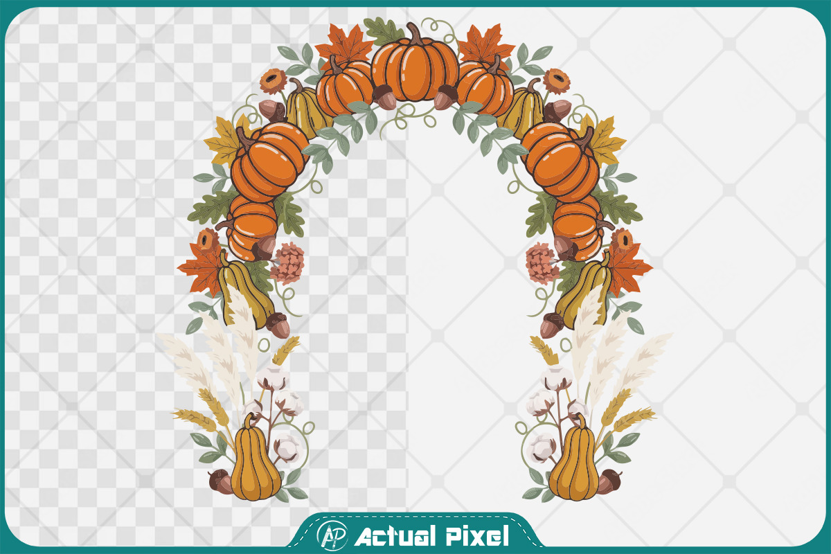 Pumpkin Patch Design Clipart Bundle, a Seasonal Illustration by Actual Pixel (Photo 10 of 17)