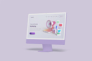 iMac Desktop Mockup Bundles, a Mac Mockup by Graphic Aesthetic (Thumbnail 8 of 22)