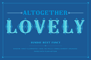 Sunday Best Complete Family, a Font by Ornaments of Grace (Thumbnail 5 of 5)