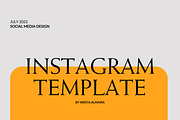 Black Orange Canva Template, a Social Media Template by Moodwave Studio (Thumbnail 1 of 10)