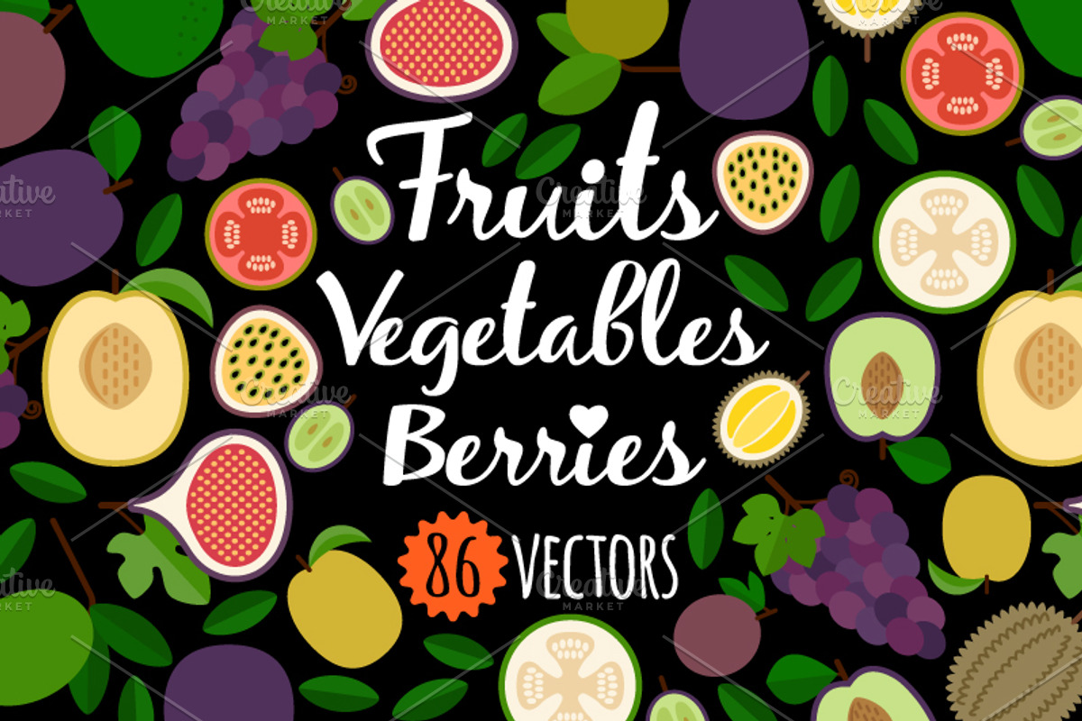 Vegetables, fruits, berries, an Icon by ianakauri (Photo 3 of 10)