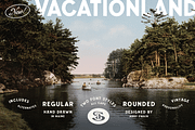 Vacationland, a Sans Serif Font by Abby Swain Design (Thumbnail 1 of 10)