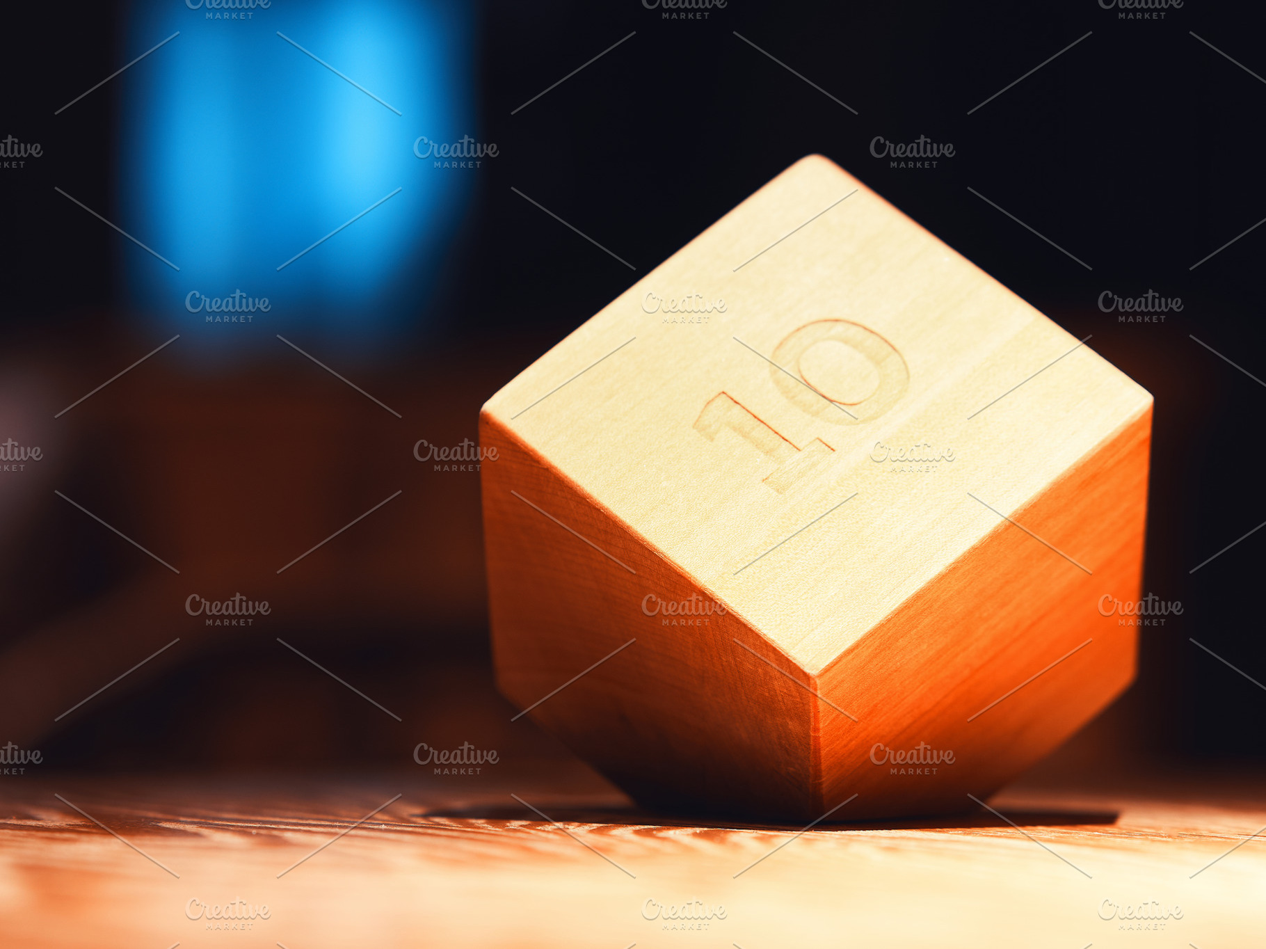 Wooden brick with number 10 on wooden table object background, a Background Photo by RETROWAVE '88