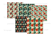 Christmas Digital Paper Set, a Pattern Graphic by GlamArtZhanna (Thumbnail 2 of 3)