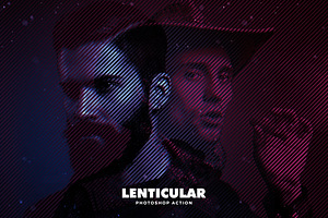 Lenticular Photoshop Action, an Action Add-On by iHemalaya