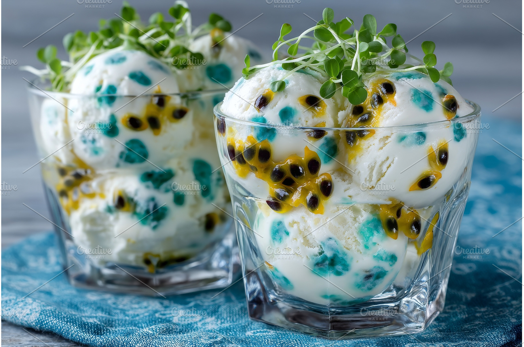A glass containing yogurt, a Food & Drink Photo by ZinetroN