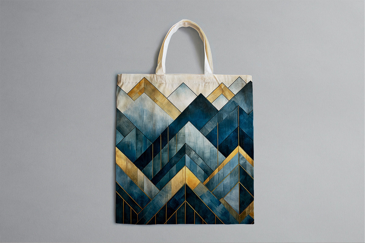 Geometric mountain landscape., a Wallpaper Graphic by O m N i  Studio (Photo 5 of 15)