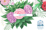 Super Pink Floral Bundle 151 PNGs, a Texture Illustration by LilyBoo Clipart (Thumbnail 2 of 7)