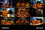 Halloween. 49 images, a Holiday Photo by Handmadefont (Thumbnail 6 of 12)