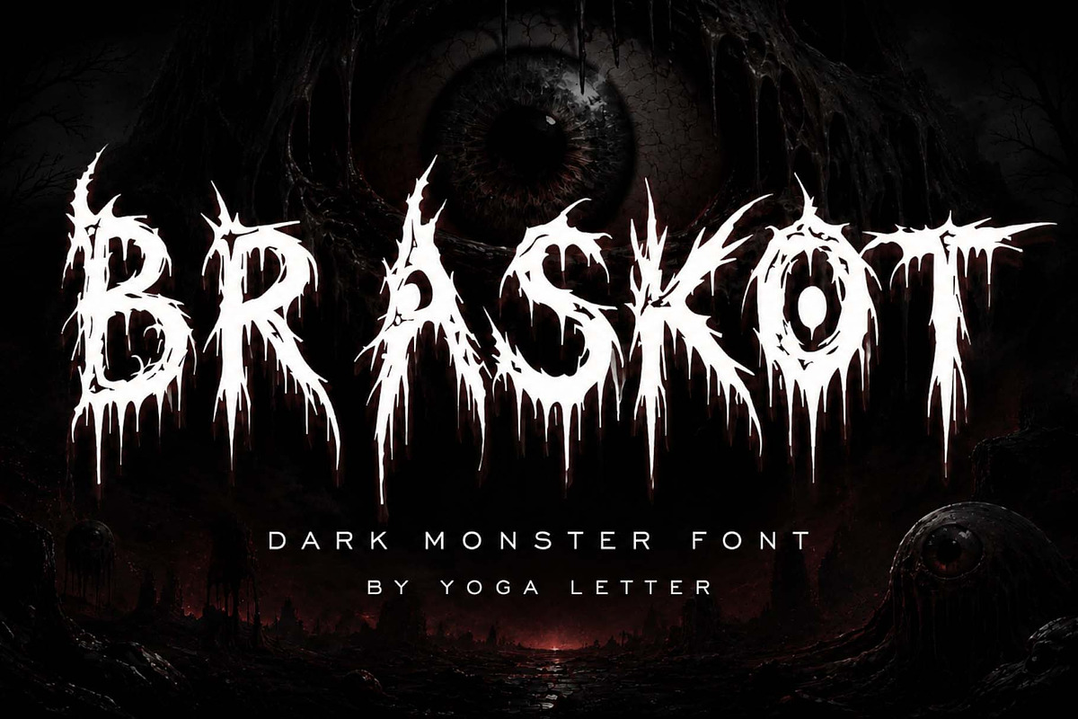 Braskot, a Blackletter Font by Yoga Letter (Photo 1 of 10)